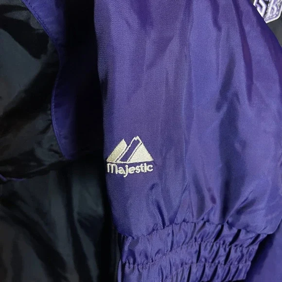 VTG RETRO Majestic Sacramento Kings Jacket Windbreaker 90s Y2K XXL - Picture 4 of 8